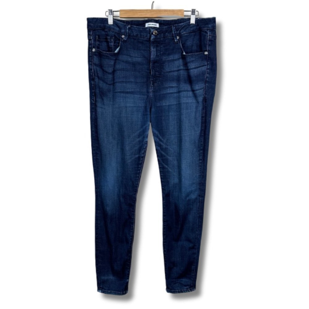 Good American Good Legs Skinny Jeans Dark Wash Size 18